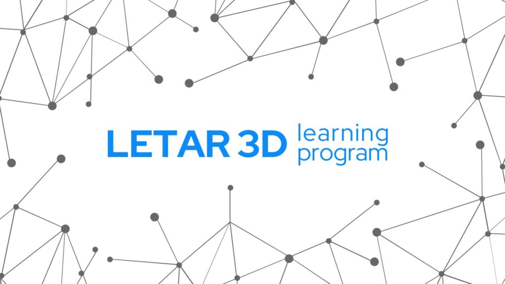 Letar 3D learning program brand image